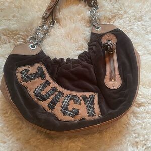 vintage Juicy Couture velour bag